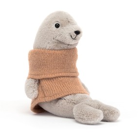 Jellycat - Peluche morbido Foca rilassata