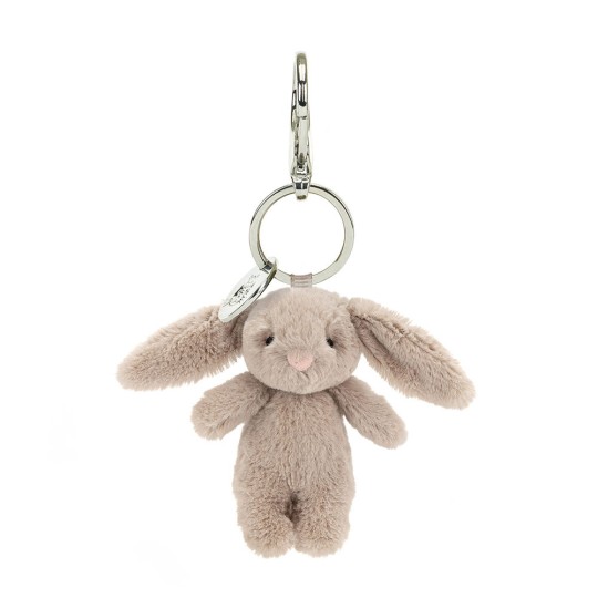 Jellycat - Portachiavi morbido in peluche - Versioni Jellycat: Beige Bunny