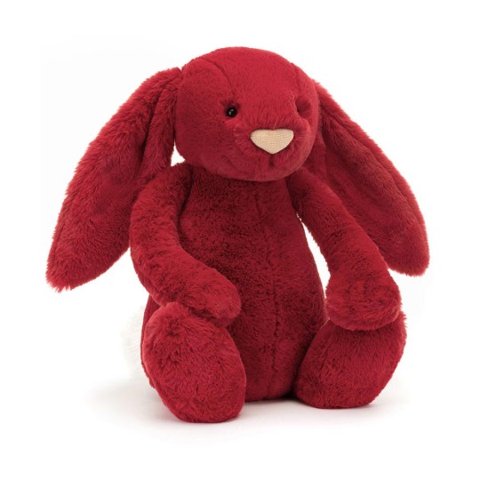 Jellycat - Peluche morbido Coniglio Rosso - Taglie Jellycat: XL