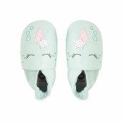 Bobux - Scarpina Soft Sole Tg. L - La cosa migliore dopo i piedi scalzi! - Colore Bobux: Narwal Egg Green