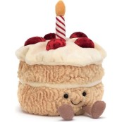 Jellycat - Peluche morbido Torta di compleanno adorabile