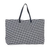 Childhome - Family Bag Borsa Weekend - 55x18x40 cm - Colori Childhome: Pied De Poule