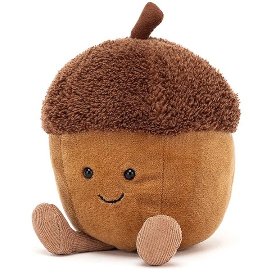 Jellycat - Peluche morbido Ghianda divertente