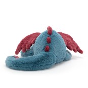 Jellycat - Peluche morbido Drago Dexter - Taglie Jellycat: M