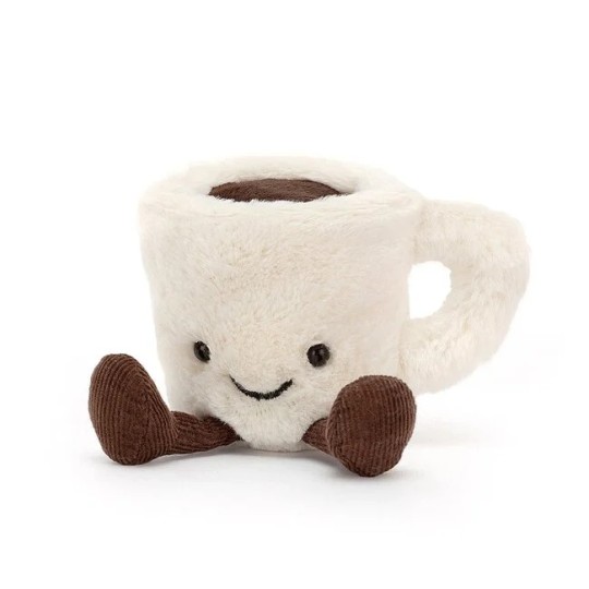 Jellycat - Peluche morbido Tazzina Espresso