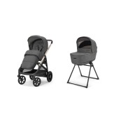 Inglesina - Passeggino Duo System Aptica 25 - Navicella e passeggino - Colore Inglesina: Velvet Grey