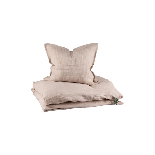 Sebra - Set biancheria da letto - Cotone Biologico - Varianti Sebra: Seabreeze Beige