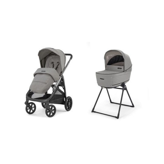 Inglesina - Passeggino Duo System Aptica 25 - Navicella e passeggino - Colore Inglesina: Platinum Grey