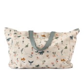 Liewood - Borsa Maxi Tote Spaziosa in Cotone Organico - Colore Liewood: Sea Creature / Sandy