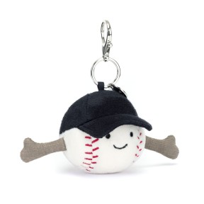 Jellycat - Ciondolo portachiavi Palla da baseball