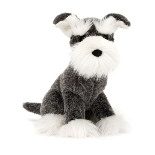 Jellycat - Peluche morbido Schnauzer Lawrence