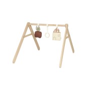 Nobodinoz - Arco giochi in legno con Soft Toys