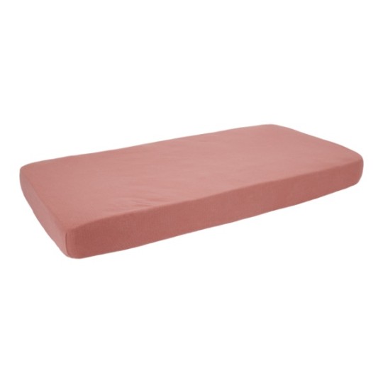 Little Dutch - Lenzuolo con angoli letto singolo - Coprimaterasso - 90 x 200 cm - Colori Little Dutch: Pure Pink Blush