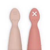 Suavinex - Set 2 precucchiai in silicone - Colori Suavinex: Nude