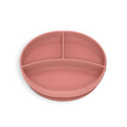 Suavinex - Piatto con divisori in silicone Essence - +4mesi - Colori Suavinex: Nude